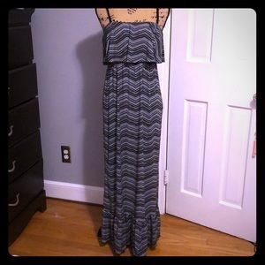 Black & White Maxi Dress
